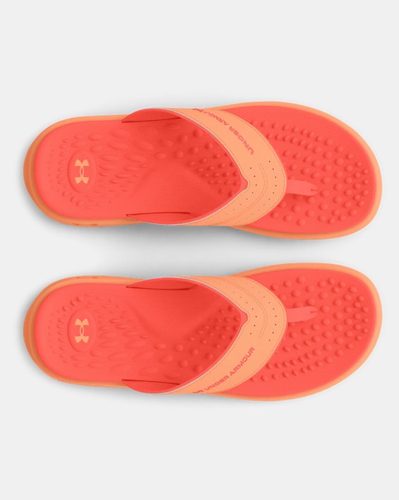 Women's UA Ignite Pro Marbella Sandals, Orange, pdpMainDesktop image number 2